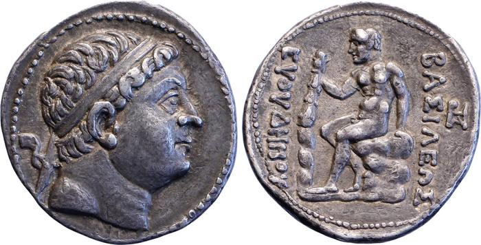 аверс Bactrian and Indo-Greek Coinage Euthydemus I 2.11