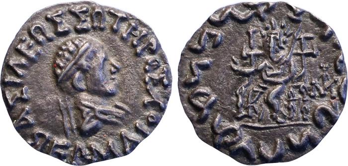 Bactrian and Indo-Greek Coinage Hermaeus 11.3, bm