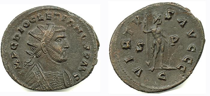 reverse RIC V Carausius issuing for Diocletian/Maximian 30