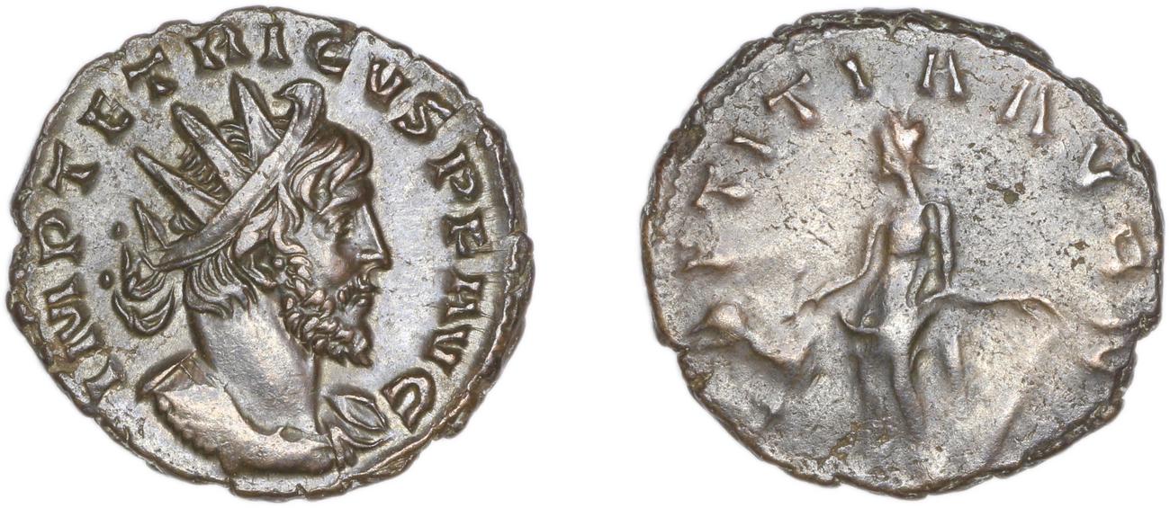 RIC V Tetricus I 90, аверс, bm