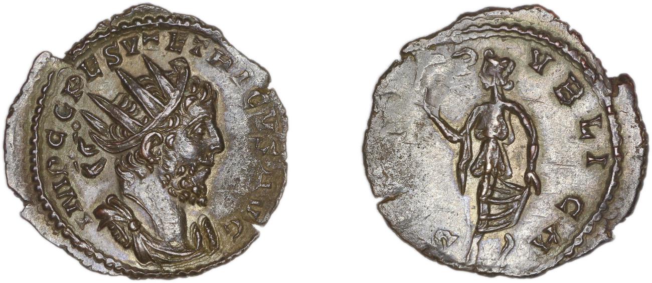 RIC V Tetricus I 135, аверс, bm