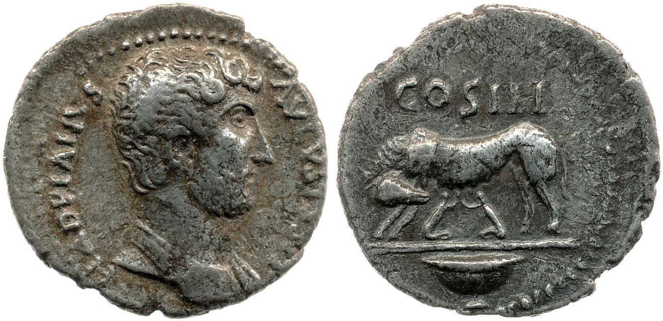 аверс RIC II, Part 3 (second edition) Hadrian 3098