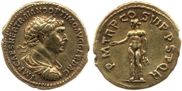 RIC II Trajan 347, реверс, bm