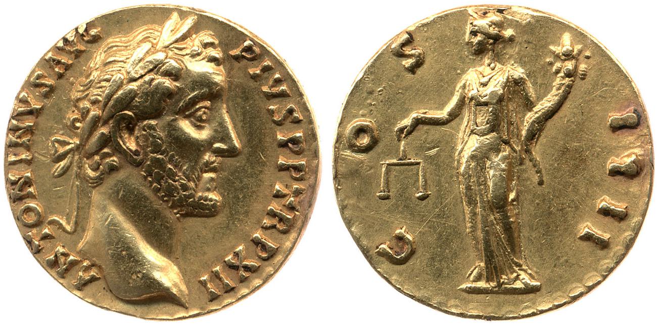 RIC III Antoninus Pius 177d, аверс, bm