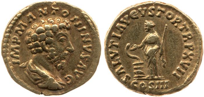 реверс RIC III Marcus Aurelius 77