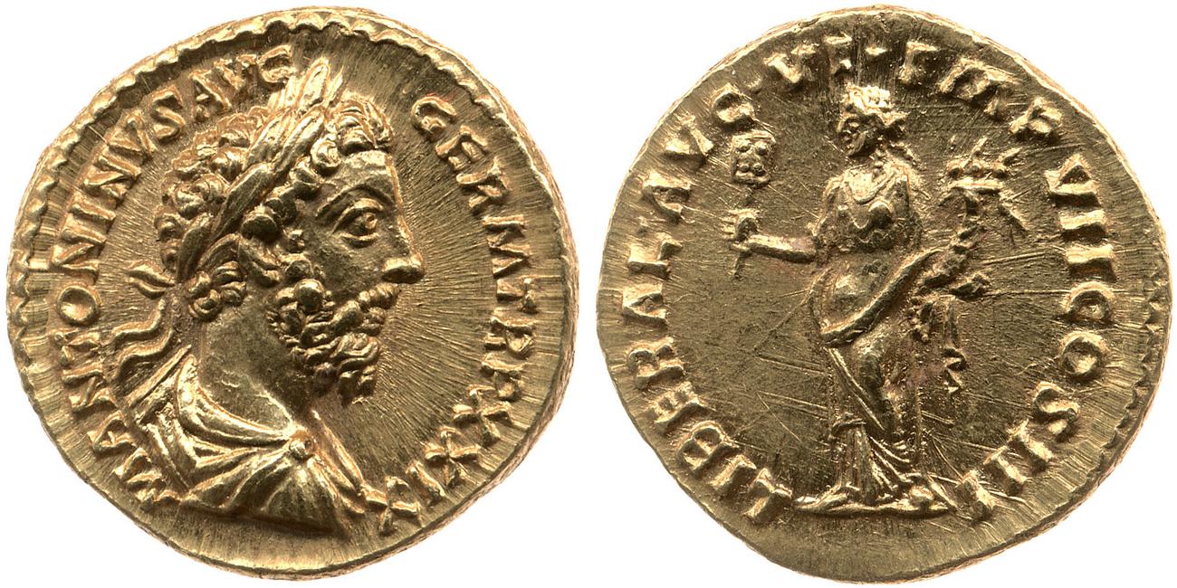 аверс RIC III Marcus Aurelius 319