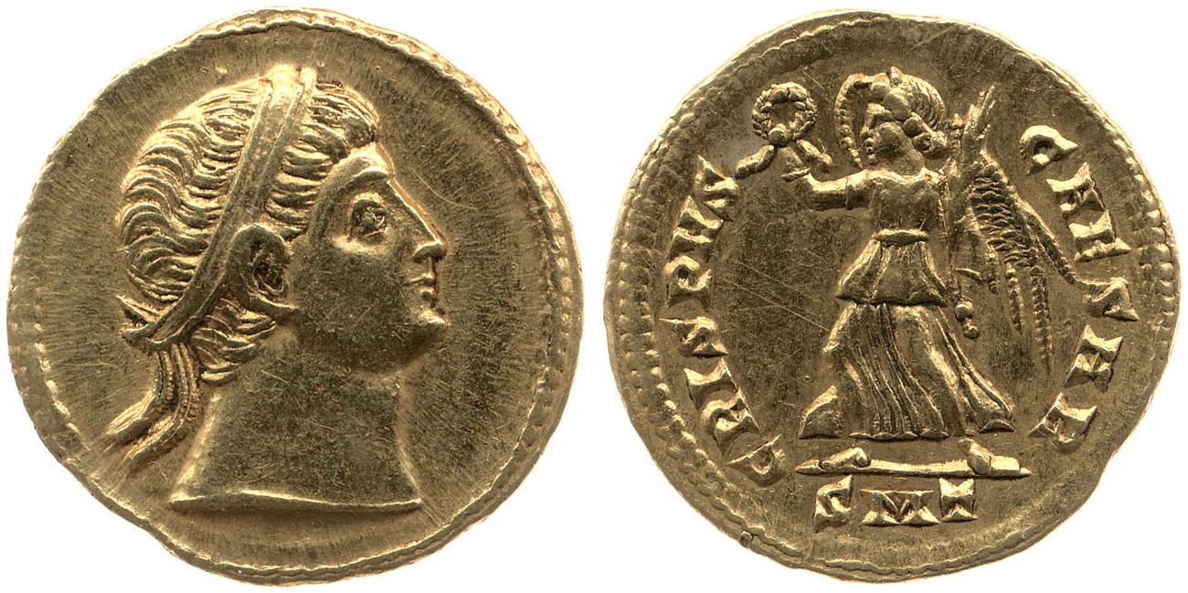 аверс RIC VII Ticinum 194