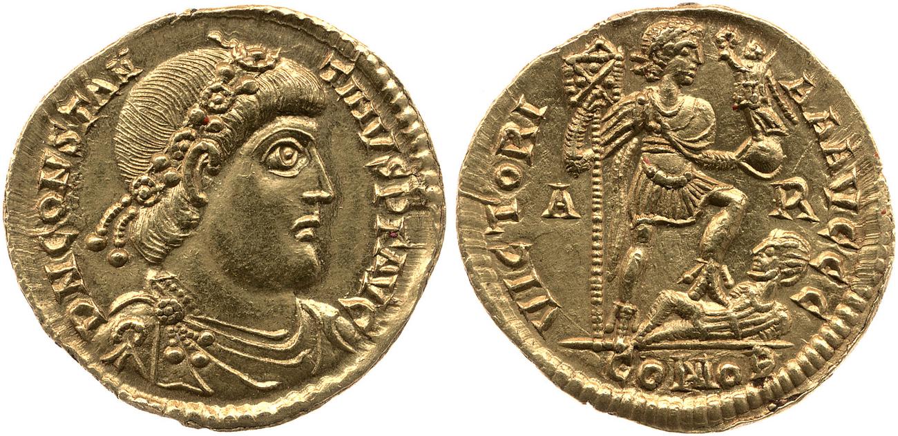 RIC X Constantine III 1517, аверс, bm
