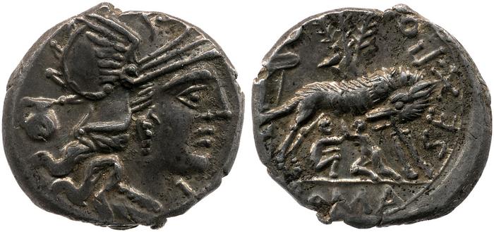 RRC 235/1c, реверс, bm