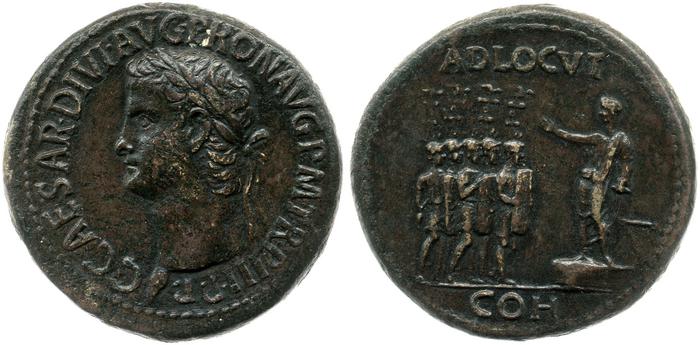реверс RIC I (second edition) Gaius/Caligula 40