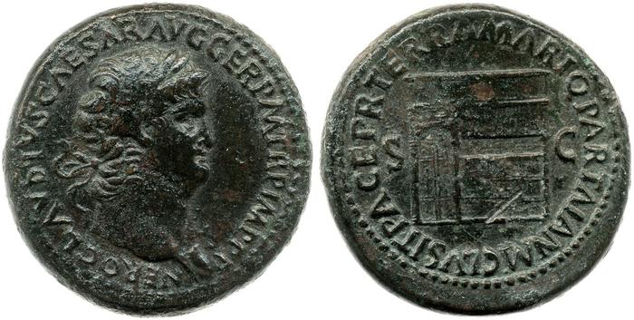 RIC I (second edition) Nero 270, реверс, bm