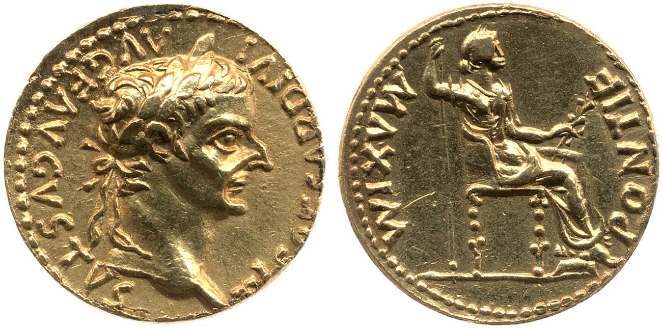 RIC I (second edition) Tiberius 29, аверс, bm