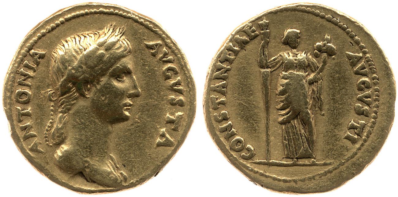 RIC I (second edition) Claudius 65, аверс, bm