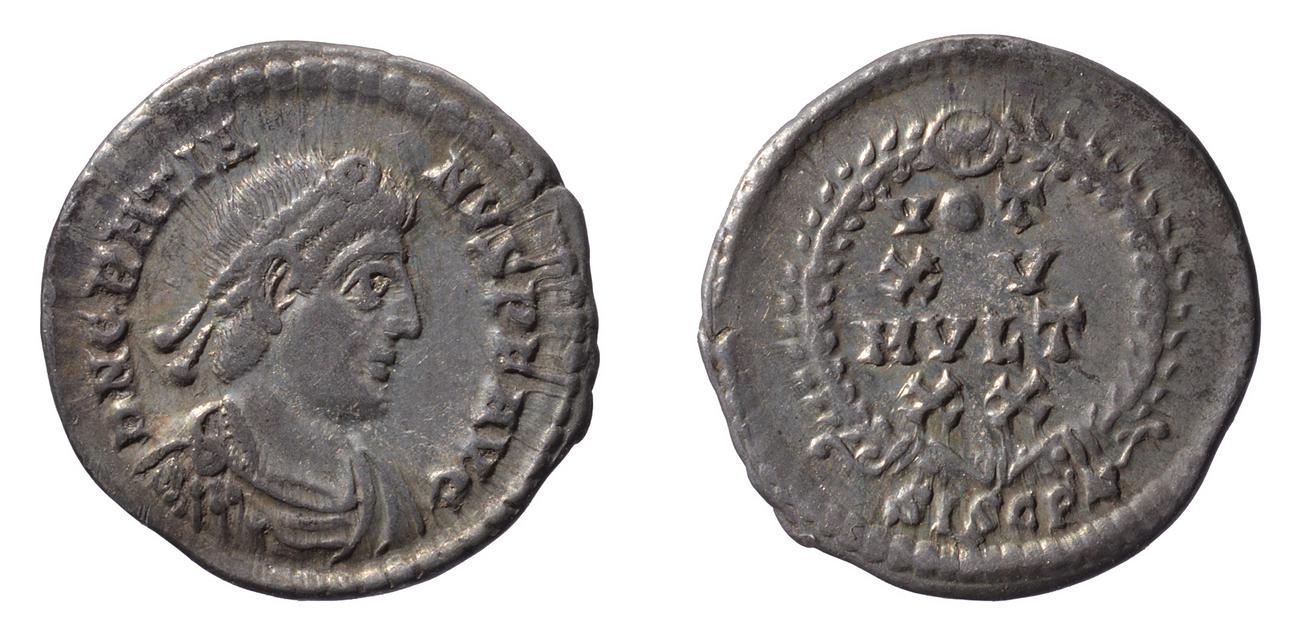 RIC IX Siscia 19B, аверс, bm