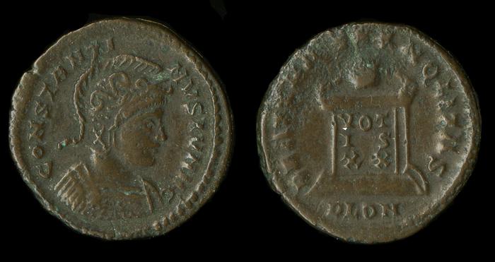 RIC VII Londinium 286, реверс, bm