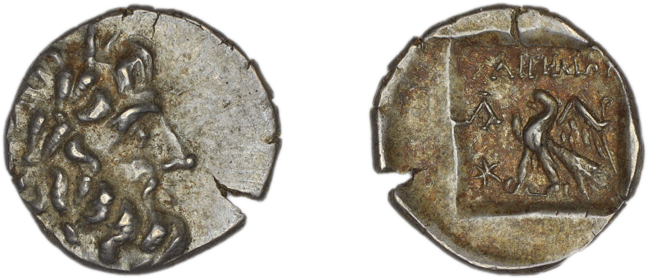 Stratoniceia Meadows 2002 Group 2 hemidrachm, аверс, bm