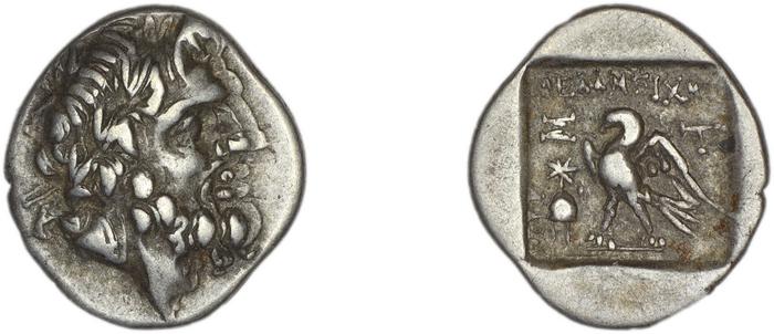 Stratoniceia Meadows 2002 Group 2 hemidrachm, реверс, bm