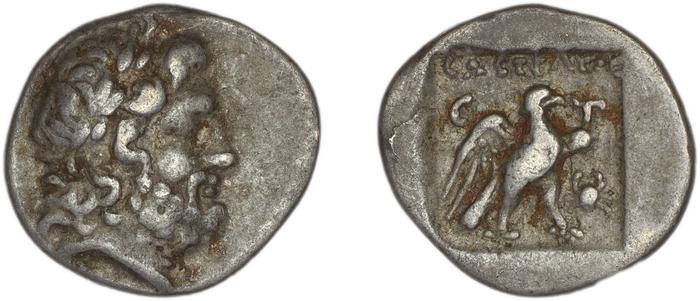 Stratoniceia Meadows 2002 Group 2 hemidrachm, реверс, bm