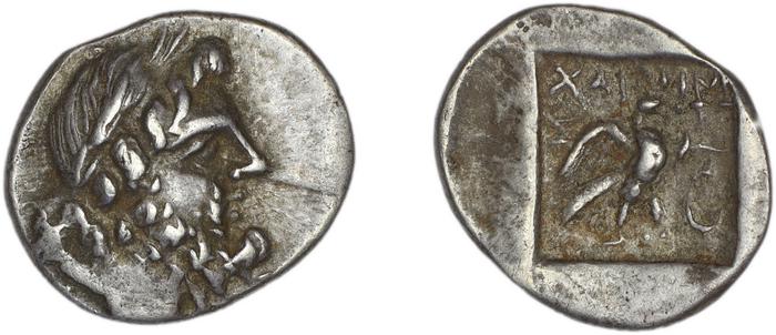 Stratoniceia Meadows 2002 Group 2 hemidrachm, реверс, bm
