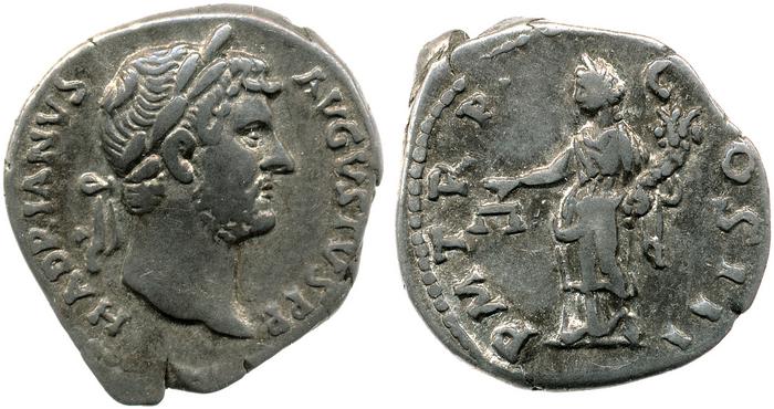 реверс RIC II, Part 3 (second edition) Hadrian 3101