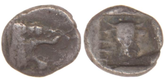 реверс Chersonesus, Caria Cahn 1970 Series C.28