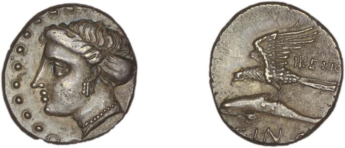 Sinope Waddington 1925 25-28, реверс, bm