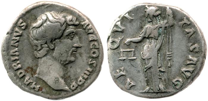 RIC II, Part 3 (second edition) Hadrian 2312, реверс, bm