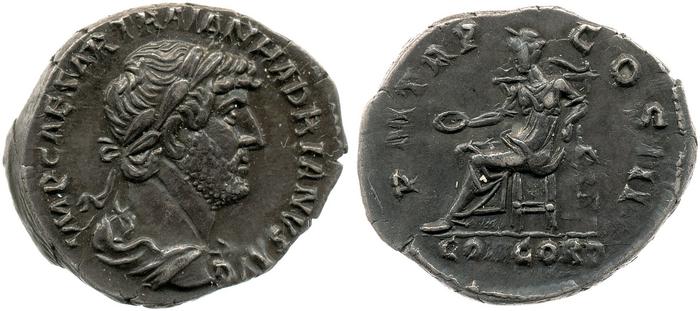 реверс RIC II, Part 3 (second edition) Hadrian 554