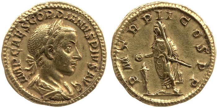 RIC IV Gordian III 59, реверс, bm