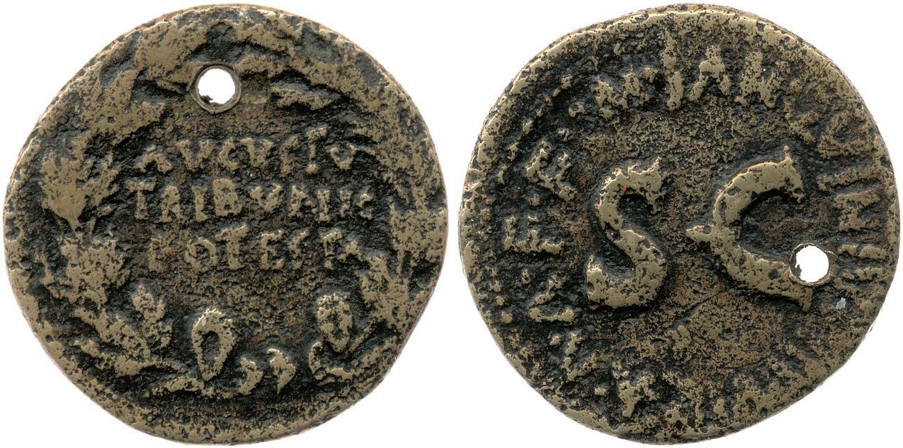 RIC I (second edition) Augustus 342, аверс, bm