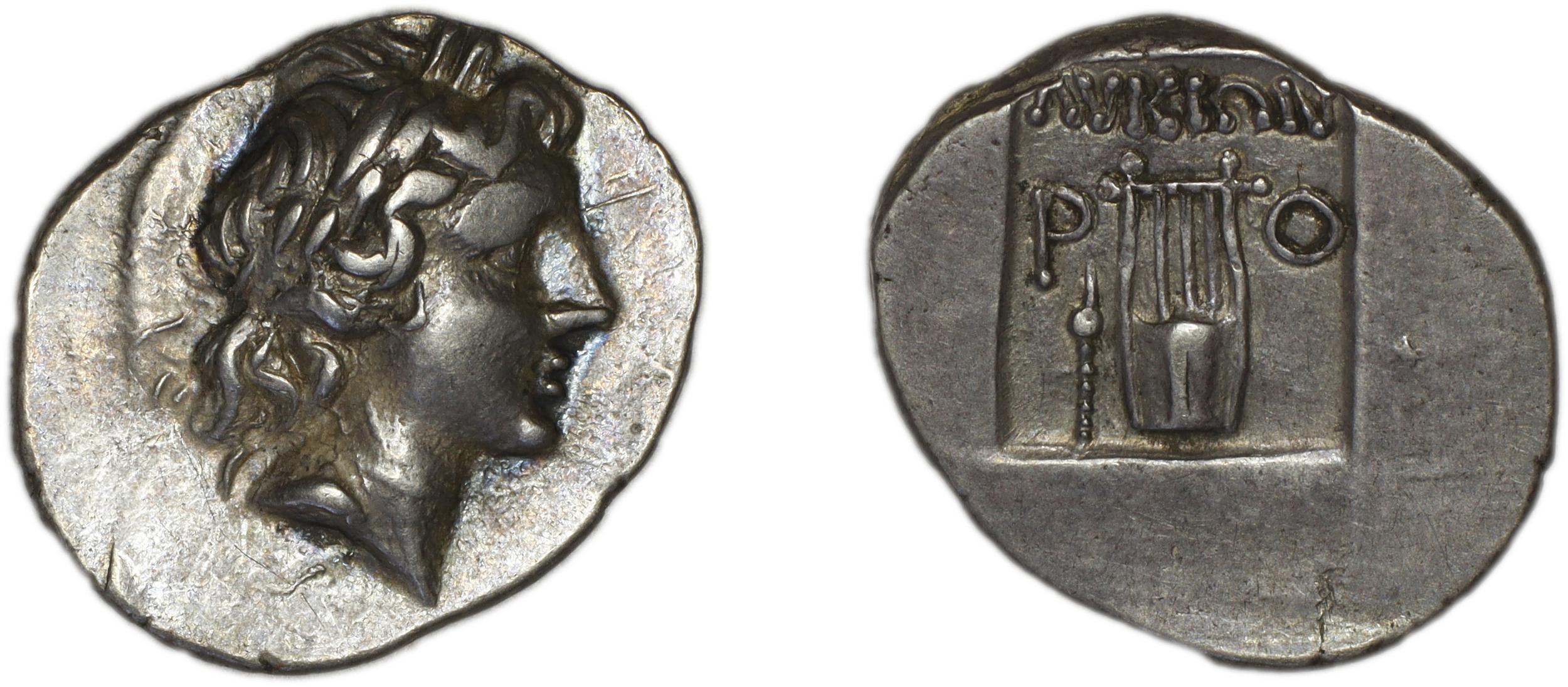 Lycian League Rhodiapolis Troxell 1982 2.40, аверс, bm