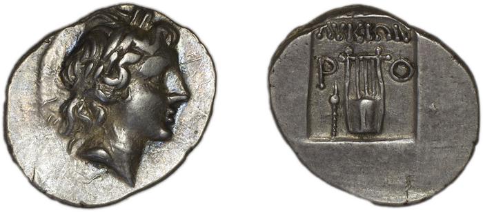 Lycian League Rhodiapolis Troxell 1982 2.40, реверс, bm