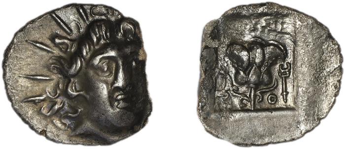 Rhodes Jenkins 1989 Group D hemidrachms, реверс, bm