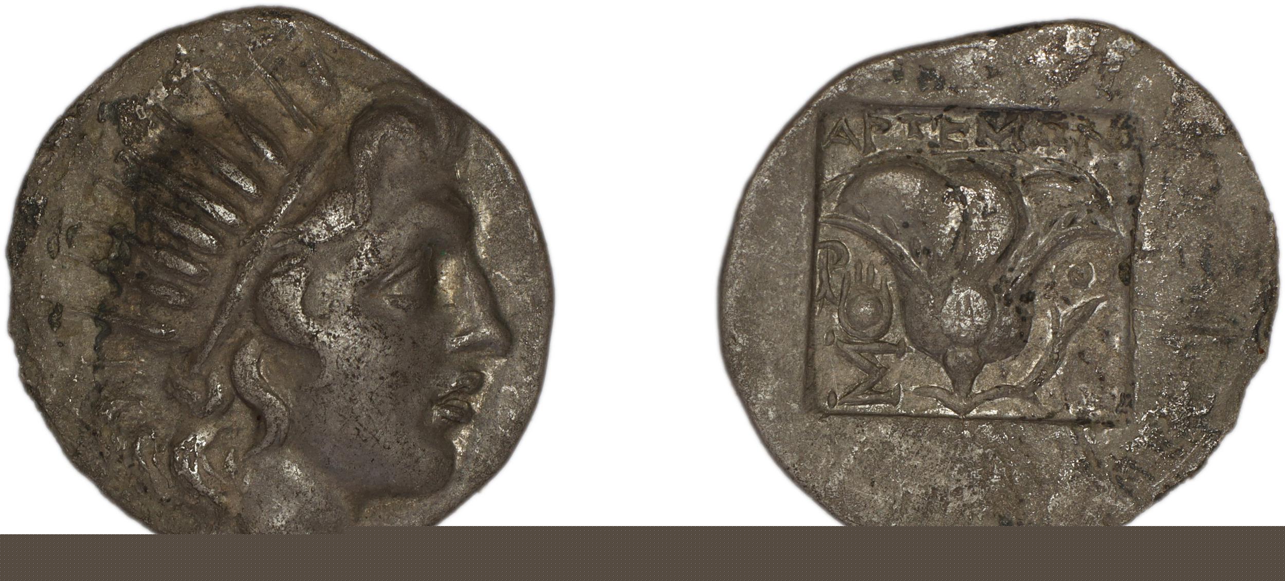 Rhodes Jenkins 1989 Group B drachms, аверс, bm