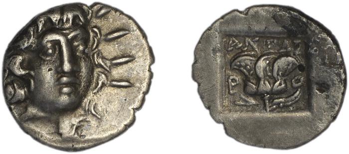 Rhodes Jenkins 1989 Group D hemidrachms, реверс, bm