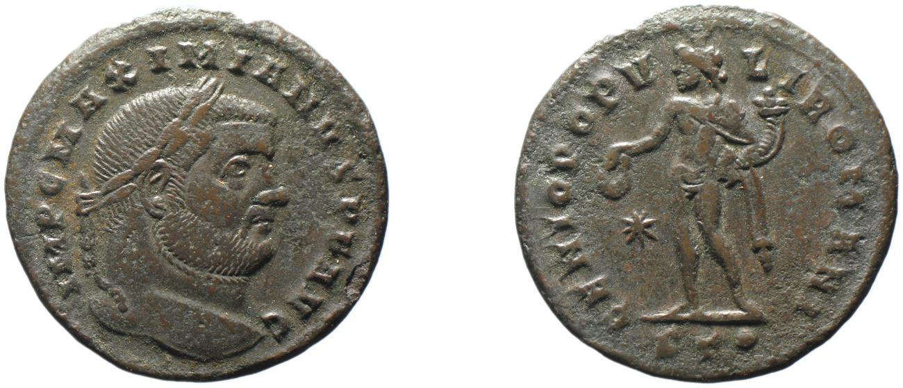 RIC VI Ticinum 33b, аверс, bm