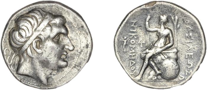 реверс Nicomedes I of Bithynia Bithynia Waddington 1908 1