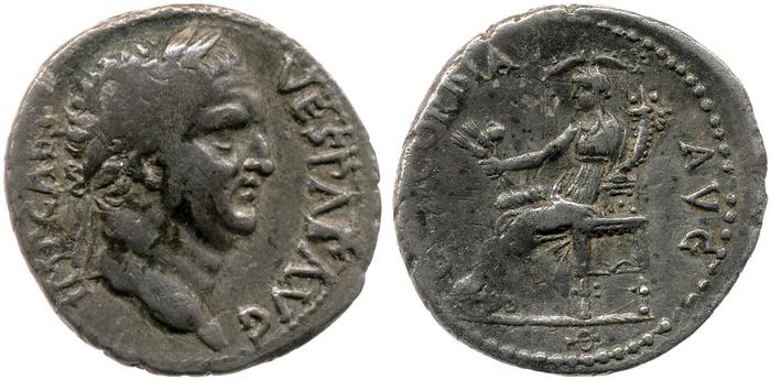 RIC II, Part 1 (second edition) Vespasian 1400, реверс, bm