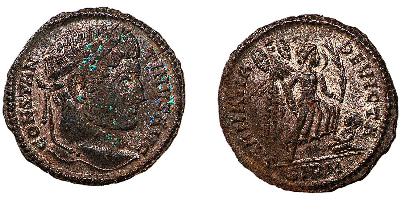RIC VII Sirmium 48, аверс, bm