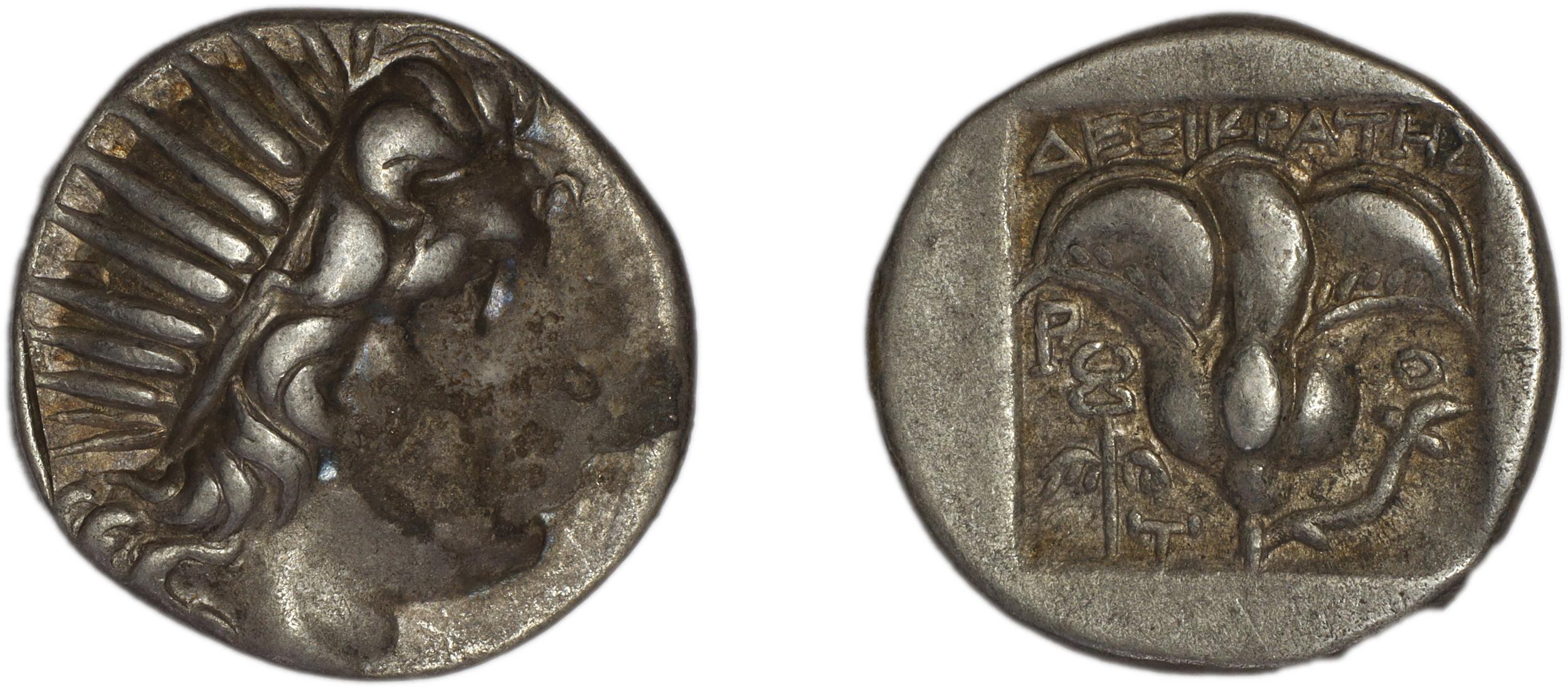 Rhodes Jenkins 1989 Group B drachms, аверс, bm