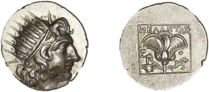 Rhodes Jenkins 1989 Group D drachms, реверс, bm