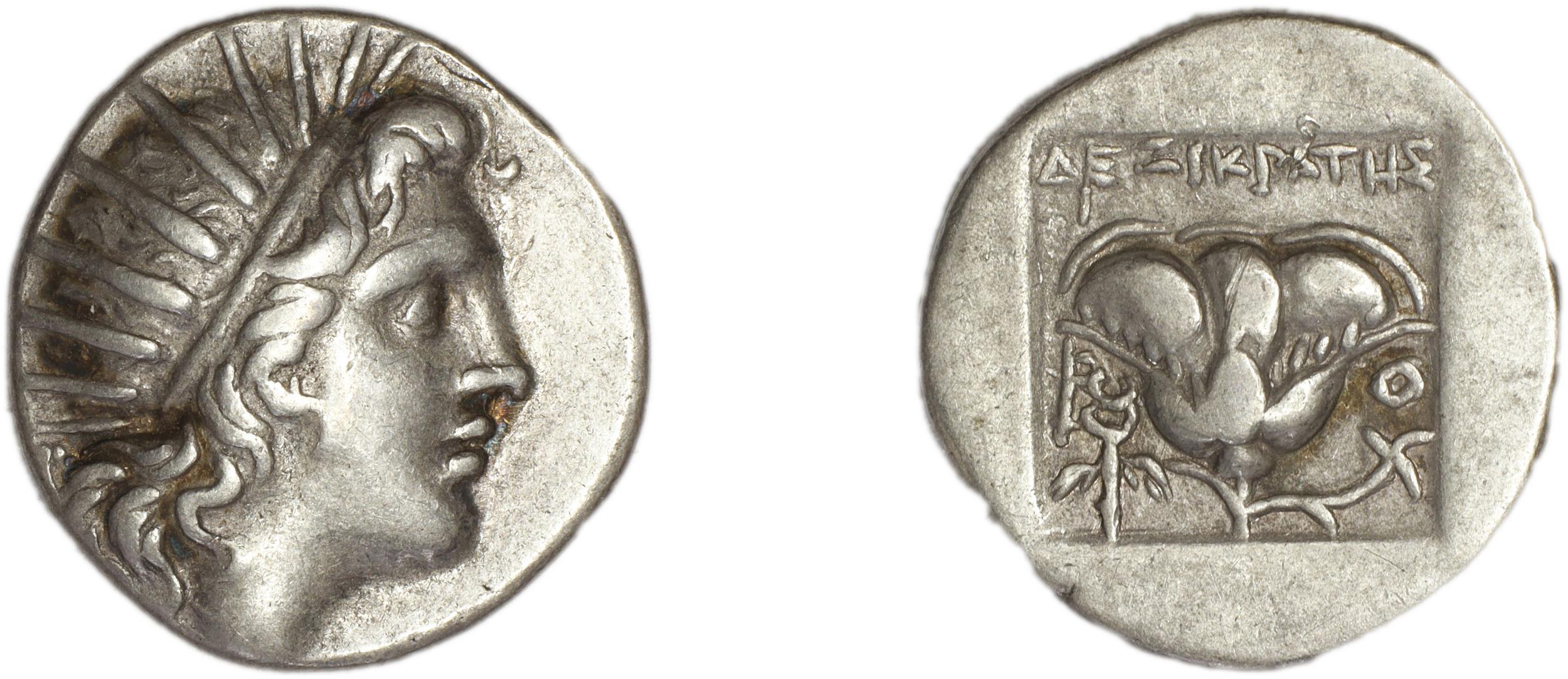 Rhodes Jenkins 1989 Group B drachms, аверс, bm