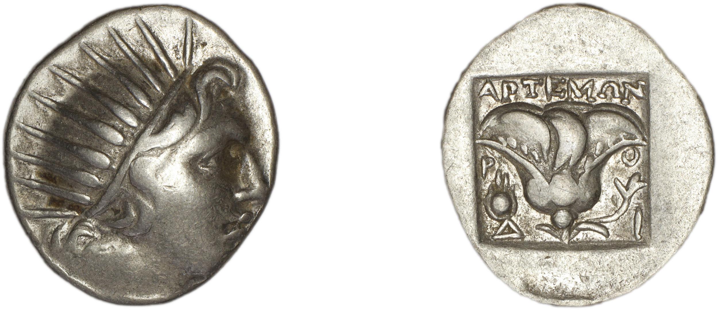 Rhodes Jenkins 1989 Group B drachms, аверс, bm