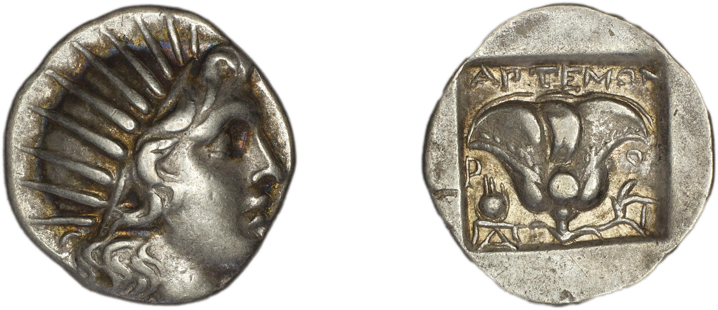 Rhodes Jenkins 1989 Group B drachms, аверс, bm