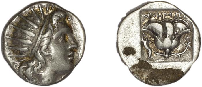 Rhodes Jenkins 1989 Group B drachms, реверс, bm