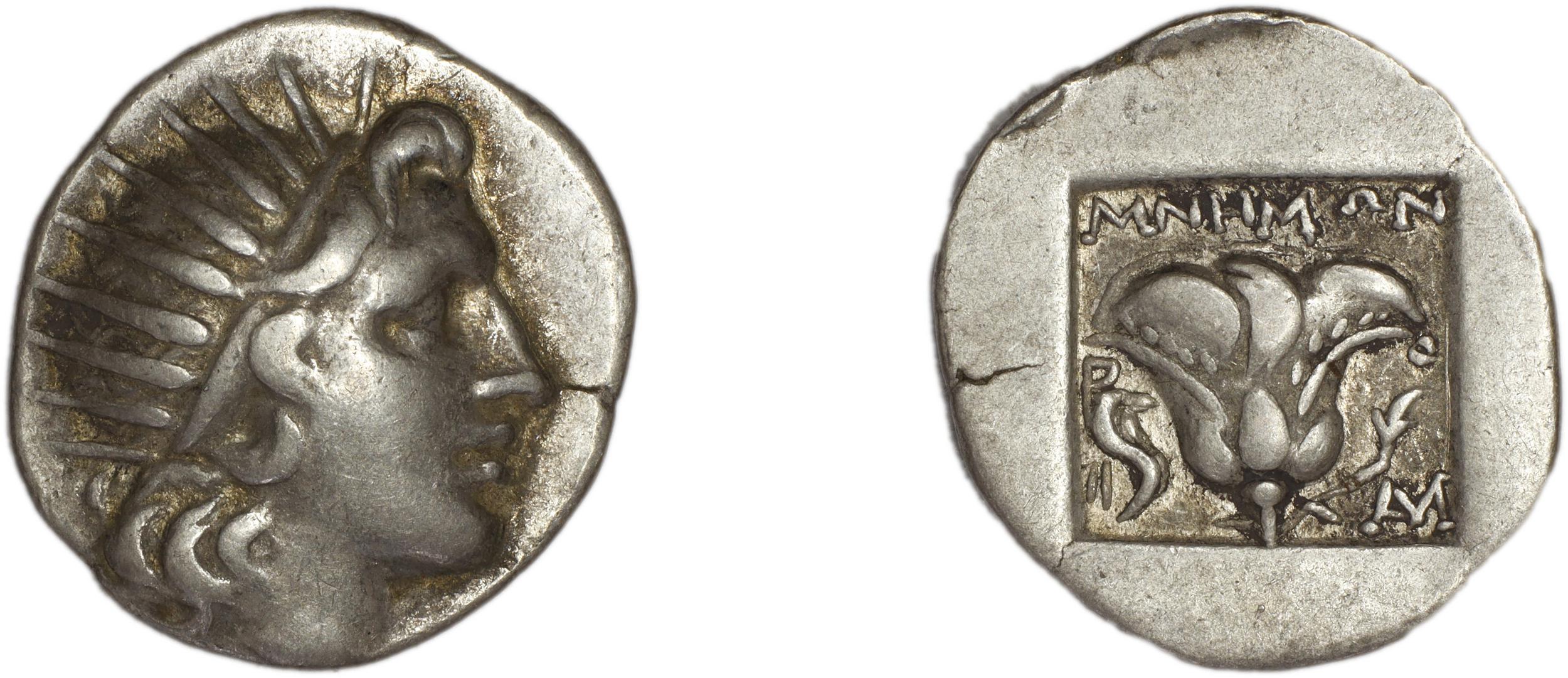 Rhodes Jenkins 1989 Group B drachms, аверс, bm