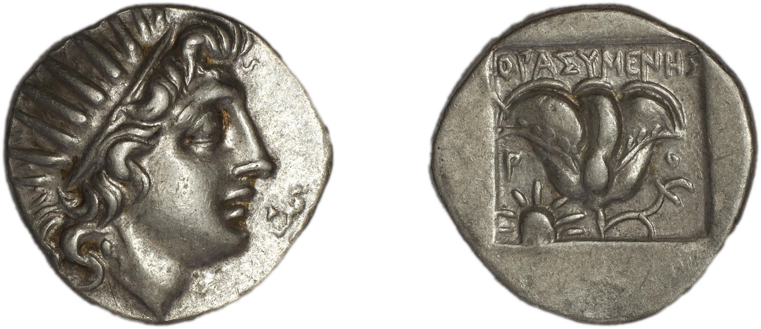 Rhodes Jenkins 1989 Group B drachms, аверс, bm