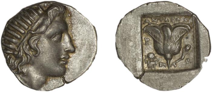 Rhodes Jenkins 1989 Group D drachms, реверс, bm