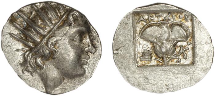 Rhodes Jenkins 1989 Group D drachms, реверс, bm