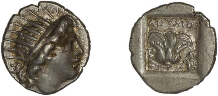 Rhodes Jenkins 1989 Group D drachms, реверс, bm